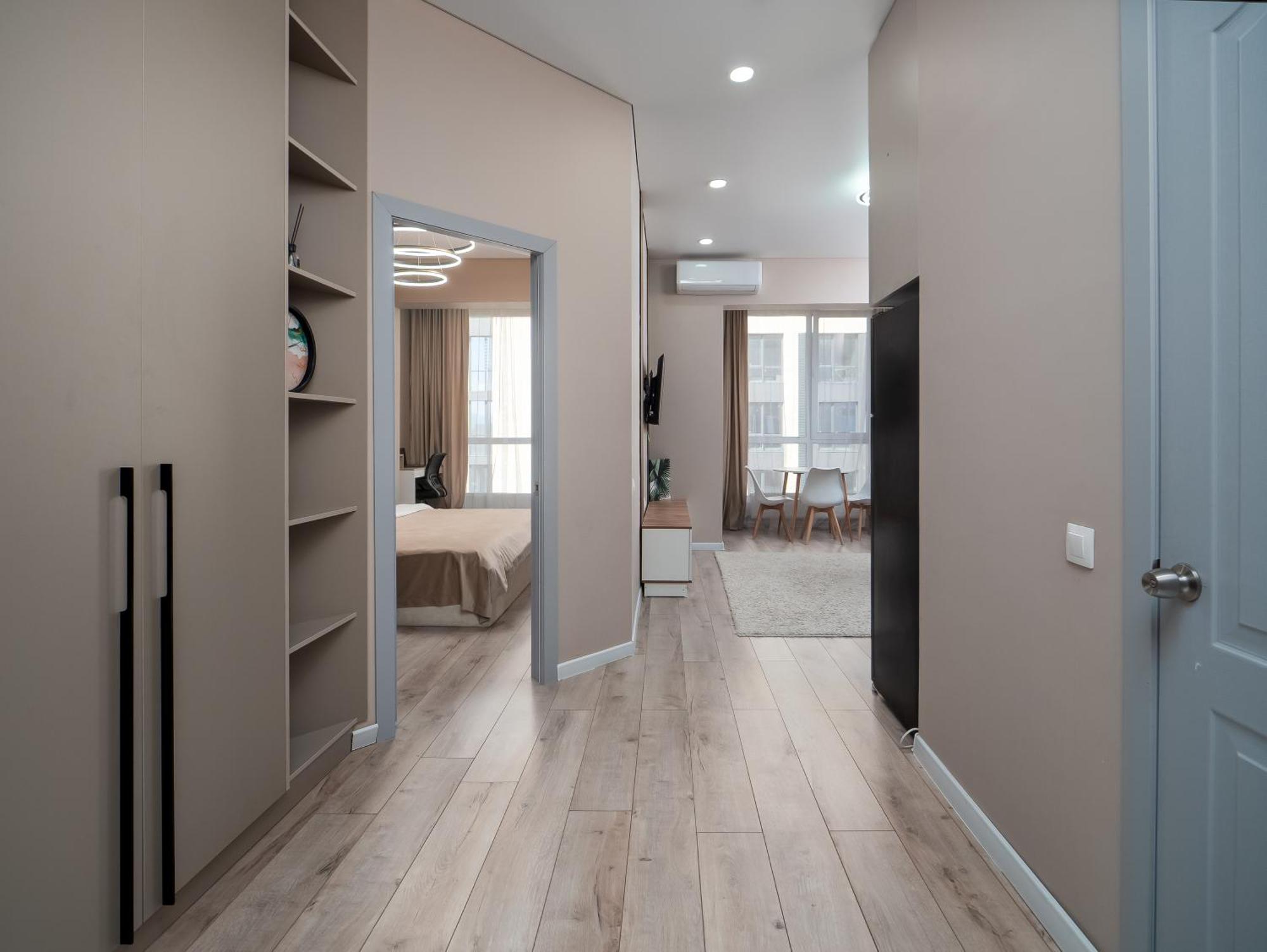 с потрясающим видом на горы-бизнес блок Apartment Almaty