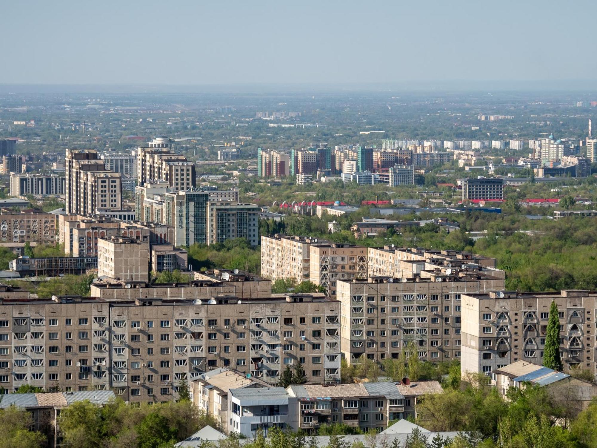 Apartment с потрясающим видом на горы-бизнес блок Almaty