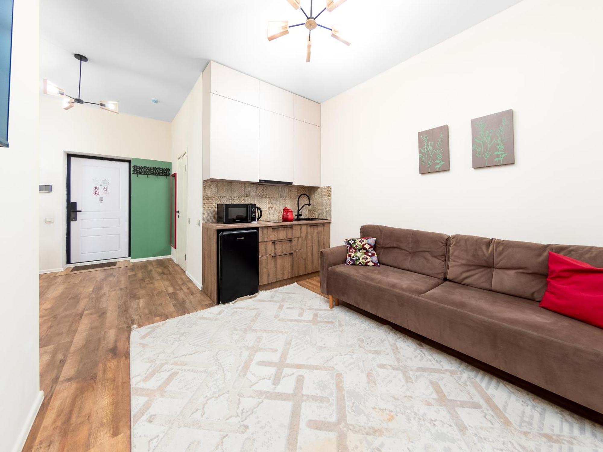 Apartment с потрясающим видом на горы-бизнес блок Almaty